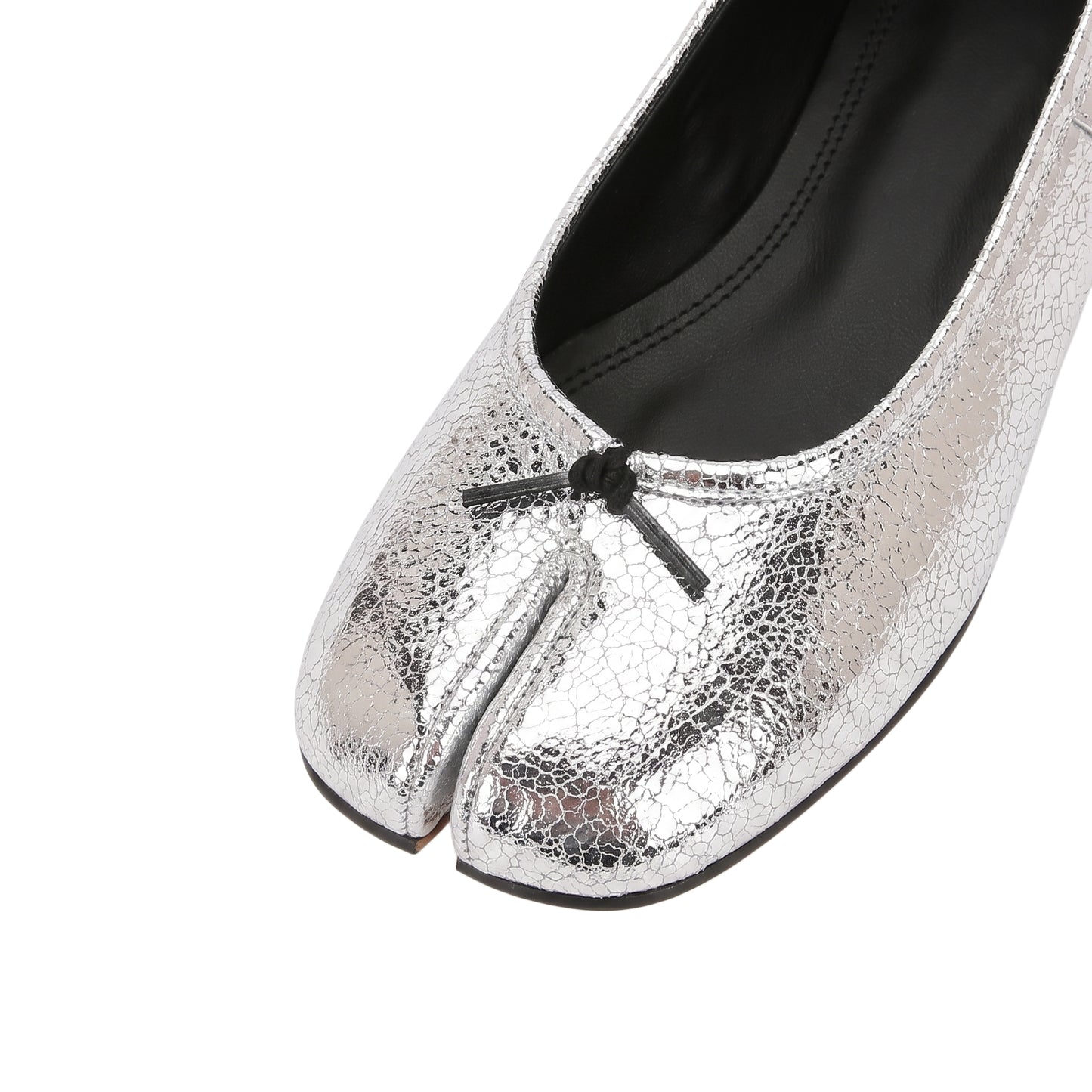 Women's Tabi Ballet Low Heels Japanese Split-Toe Low Block Heel Pumps